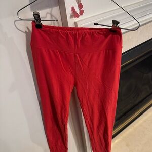 Lularoe women's leggings, red, one size